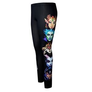 WeLoveFine Dota2 Hero Pixel Black Leggings Women's Size Medium New With Tags